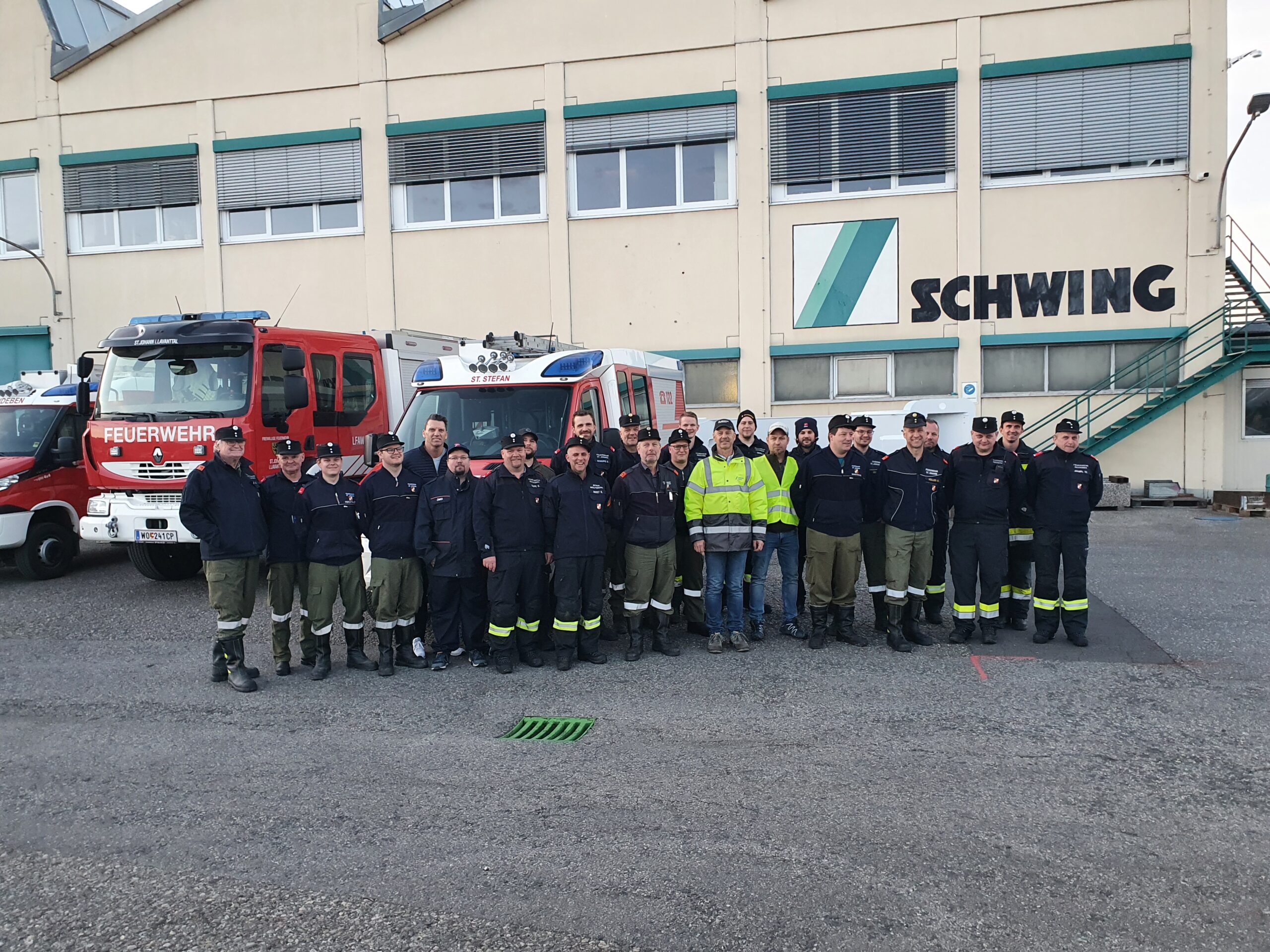 Chargen- schulung Firma Schwing