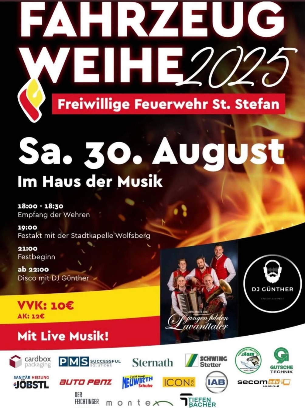 Einladung Fahrzeugweihe 2025